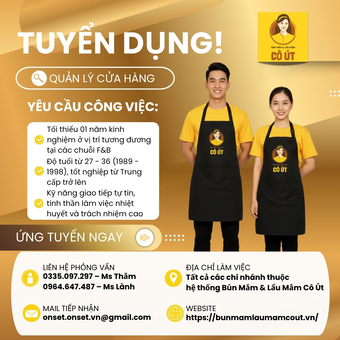 Poster tuyển dụng